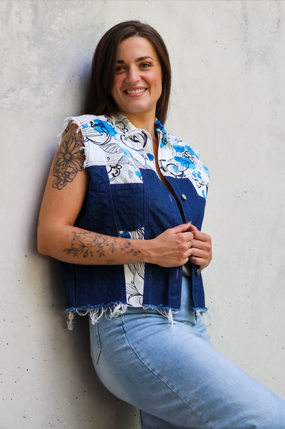 Veste sans manches Drop fishes