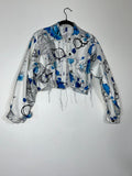 Veste crop classical jean