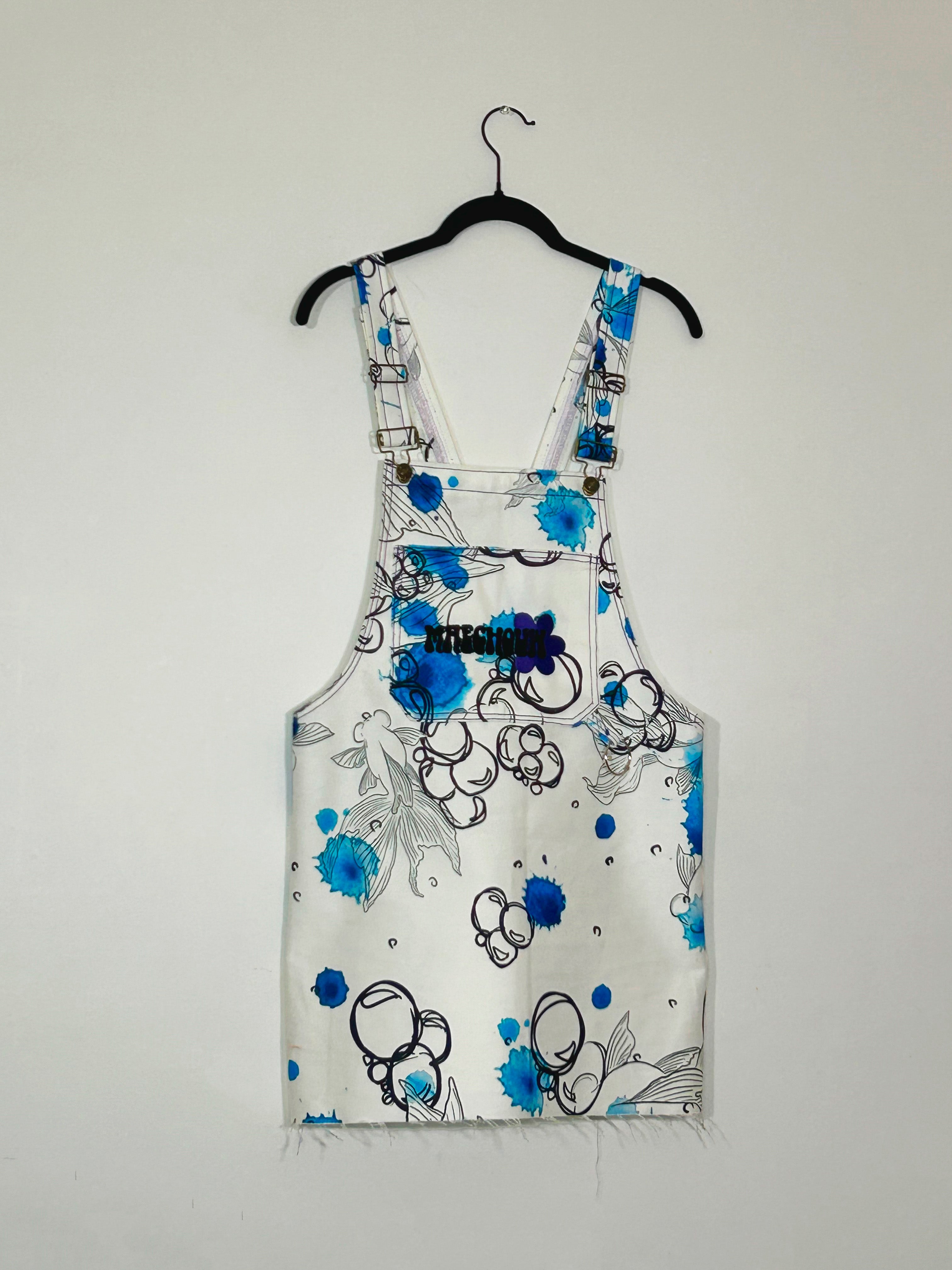 Salopette robe Drop fishes