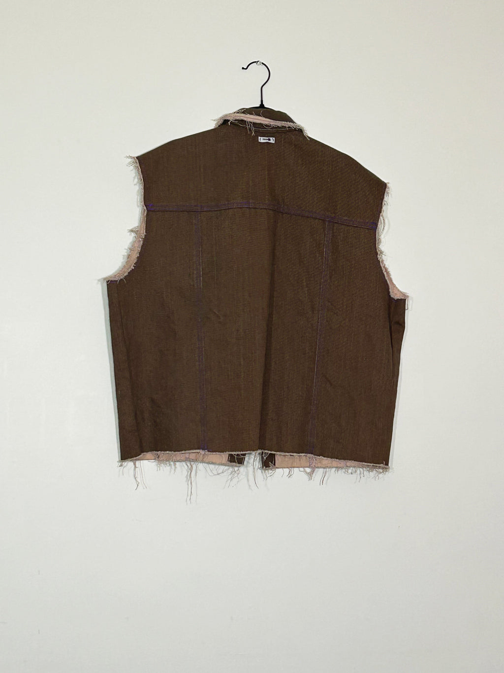 Veste sans manche Brown jean long