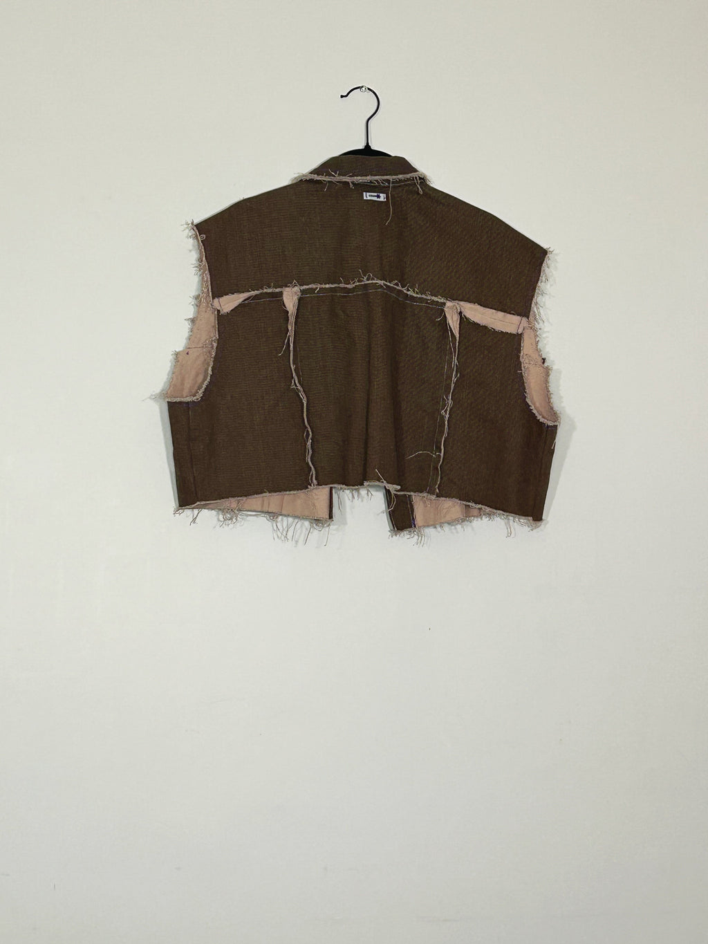 Veste sans manche Brown jean short